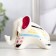Souvenir Ceramics "Elephant with a zigzag on the ears" Color spots 7x4.2x9.8 cm