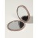 Mirror folding "waves", d = 7.5 cm, color is matte beige