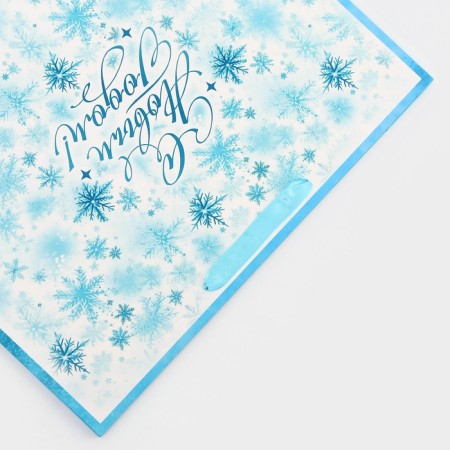 Laminated horizontal package "Happy New Year", l 40 × 31 × 12 cm-2