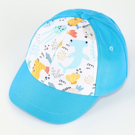 Baby cap for the boy "Underwater World", rr. 48-50-1