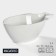 Porcelain salad magistro "fish", 2 l, 31 × 17 × 10.5 cm, white color