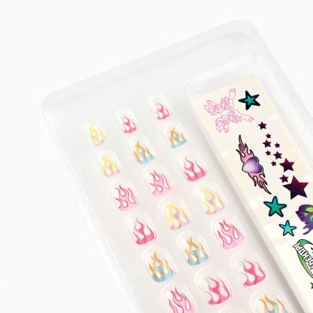 Baby patch nails with tattoos "Be beauty", 24 pcs-3