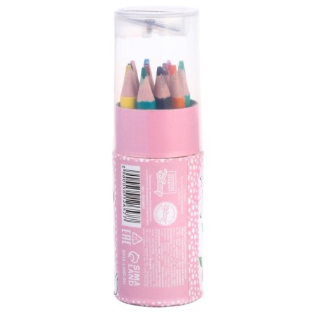 Colored pencils in a tube, 12 colors, trihedral, cats aristocrats-5