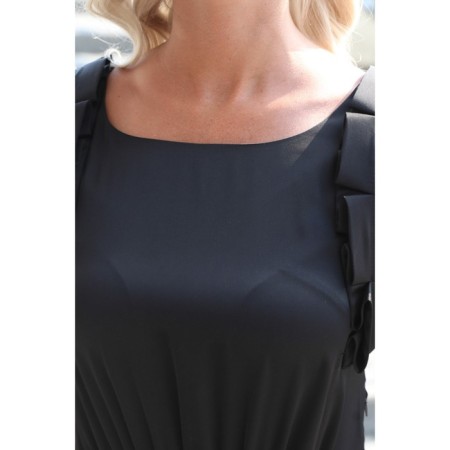 Women's dress, size 44, black color-13
