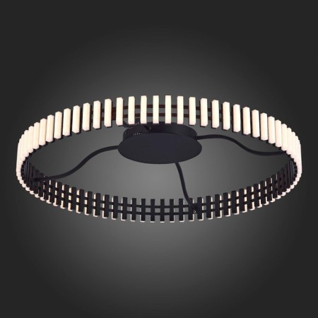 Ceiling Ceiling ST LUCE. SL6203.402.50. Estense. 1x50 W, LED, 3000K, 4000 LM, 80x80x13 cm, black color-2