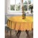 The tablecloth “Bright Flower Pattern”, Round, Saten, D = 150 cm