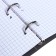 Notebook on rings A5 120 sheets in Calligrata cage gray, plastic cover, offset unit