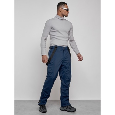 Semi-combinezone ski insulated male winter, size 50, dark blue color-6