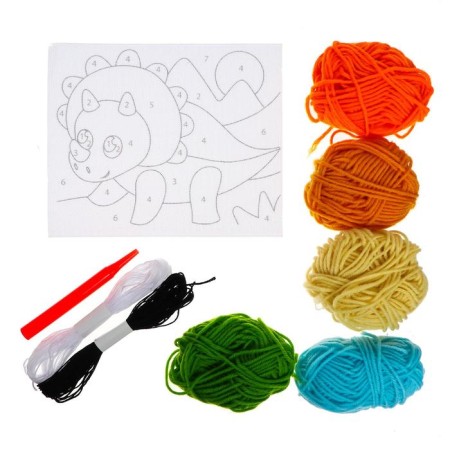 Set for creativity "Magic embroidery", dinosaurus-2