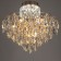 Causte "Irina" 8x60W E14+24W LED PDD gold 58x58x52cm SVK
