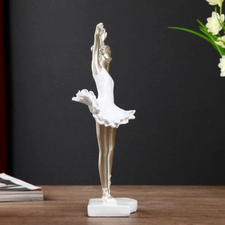 Polystone souvenir "Elegant ballerina in a white pack" 24 cm-3