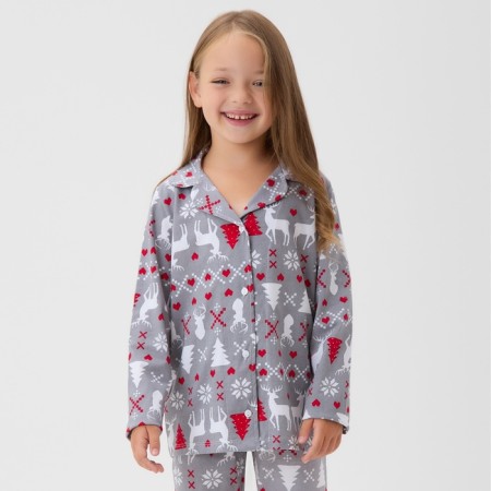 New Year. PAZHAMA Children's KAFTAN "Scandinavia" Size 32 (110-116 cm)-2