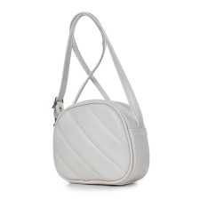 Female bag, artificial leather, 185x155x70 cm, milk