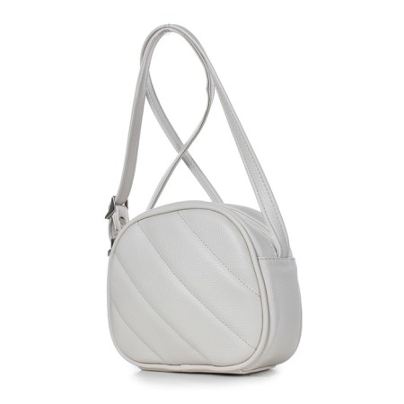 Female bag, artificial leather, 185x155x70 cm, milk