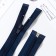 Lightning "Spiral", No. 5, detachable, automatic lock, 80 cm, dark blue color