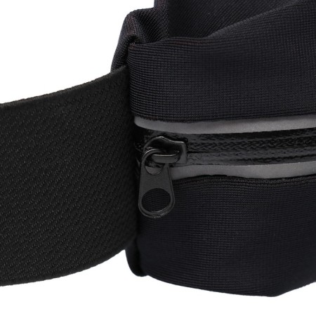 Sports bag Czech on the Luazon belt, telephone management, zipper compartment, black-3