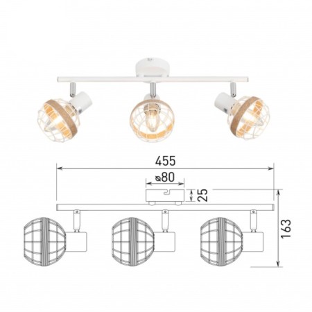 ANSELMA lamp 7034-703 3 x E14 40W-10