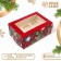 New Year. Box for 6 cupcakes with the window "Make desire", 25 x 17 x 10 cm, packaging