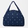 Road bag with a zipper, a suitcase holder, blue color