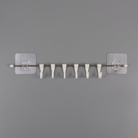 Velcro towel holder, stainless steel, chromium color-2