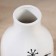 VAZ Coramics Table "Picasso" (manual painting) Snowflake, 21x11 cm, black and white