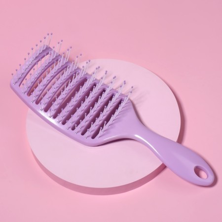 The comb is massage, wide, ventilated, 7.5 × 23 cm, color mix-1
