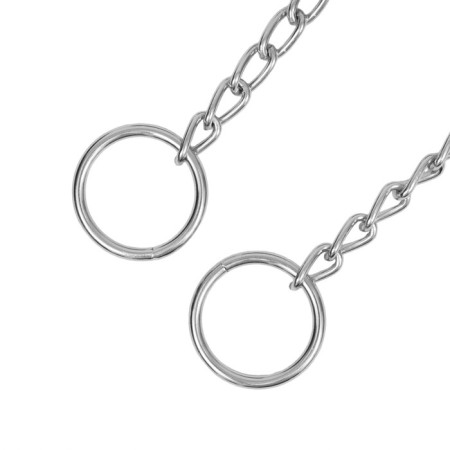 Collar - a noose with a sign for engraving, 32.5 cm, wire thickness 1.6 mm-3