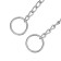 Collar - a noose with a sign for engraving, 32.5 cm, wire thickness 1.6 mm