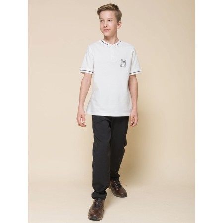 Henley T -shirt for Pelican boy, height 152 cm, milk color-7