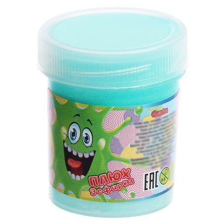 Slime pluch "m and a mint" mint, tube 40 g, cor. 48 pcs.