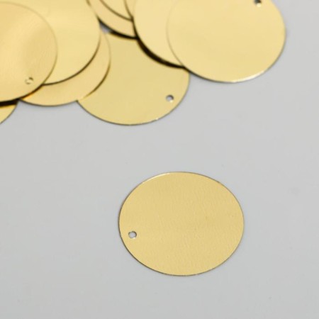 Sequins "circle" gold set 30 g d = 2.5 cm