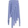 Stool BOVEL Plastic, blue 36x36x45 cm