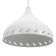 Lamp Bayerlux Dome-2 1x40W E14 White 35x35x84cm