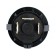 Button circuit breaker with backlight, with fixation, red