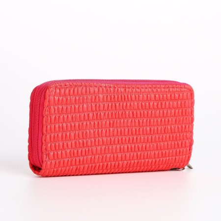 Women's wallet with lightning, pink color-1