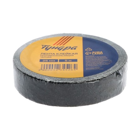 The adhesive tundra ribbon, anti -slip, black, 25 mm x 5 m-1