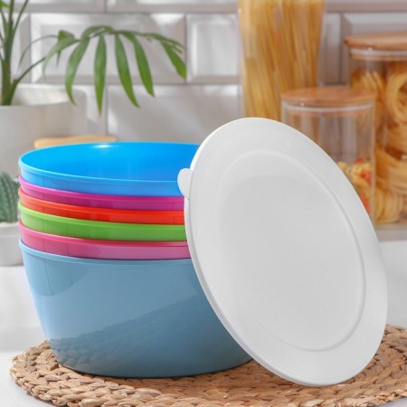 Cup with a lid, 3 l, color mix-6