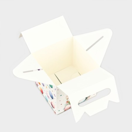 Folding box "Happy Easter", 14 x 14 x 14 cm-4