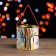 Gift box, tube "Bullfinchi with mountain ash" 120 x 120 mm (100 mm intra -height)