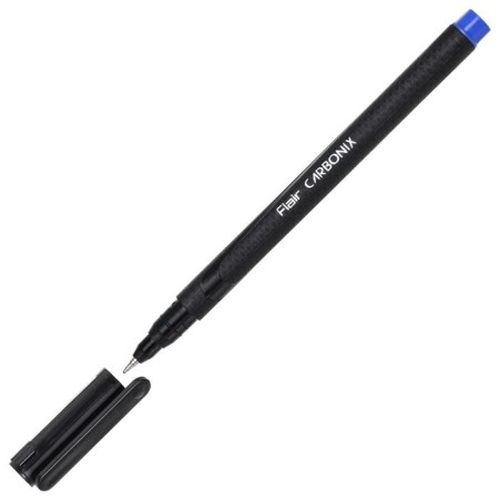Ballic handle Flair Carbonix, node-bela 0.7, blue, long letter 2xl line, carbon case, (in the display)-2