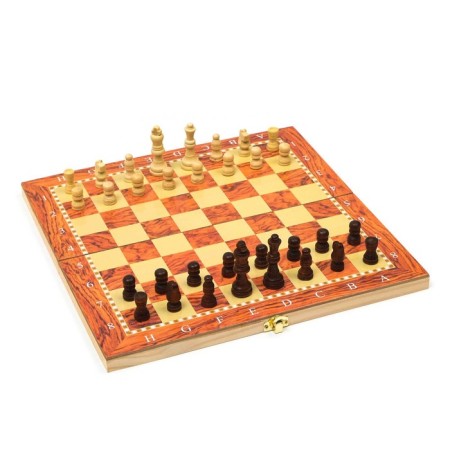 Board Game 3 in 1 "Podak": backgammon, chess, checkers, 34 x 34 cm-1
