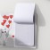 Magnet with a block "Cat with balls" 12.5x9.5 cm