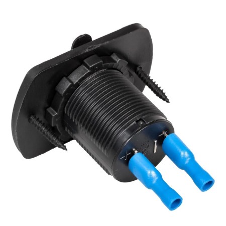 USB ROSET ARD AIRLINE, moisture -proof, with 2 ports and voltmeter, 5V, Qc3.0+Qc3.0 98281-5