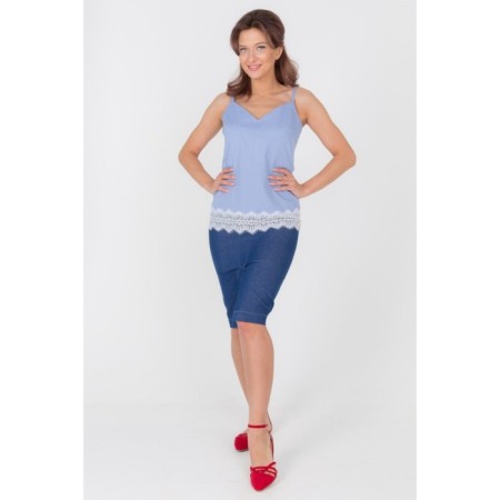 TOP with lace on the bottom, size 44-1