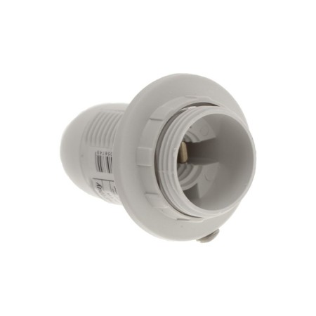 Smartbuy E14 cartridge, plastic, with a ring, heat-resistant plastic, white, SBE-LHP-SR-E14-1