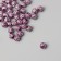 Beads for creativity plastic "Sing-zag" burgundy-silver set 20 GP0.6x0.6 cm