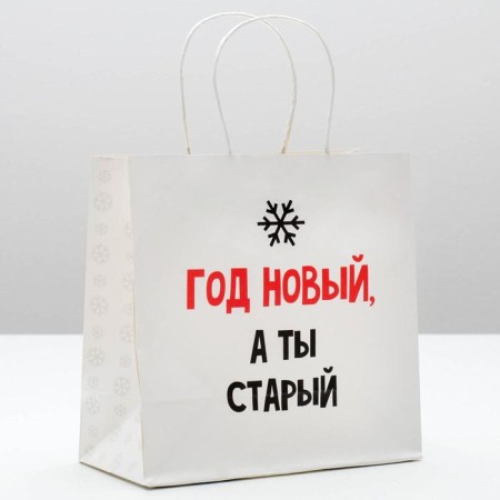 Gift package “New Year, and you are old”, 22 x 22 x 11 cm, New Year-1