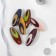 Safe pins, 40 mm, 6 pcs, color mix