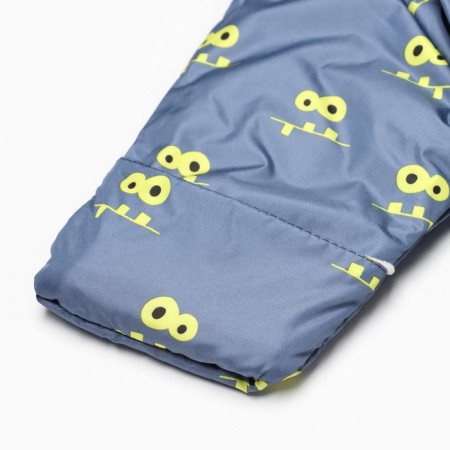 Demicine-zone overalls for the boy, color graphite/print, height 68-74 cm-4