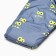 Demicine-zone overalls for the boy, color graphite/print, height 68-74 cm